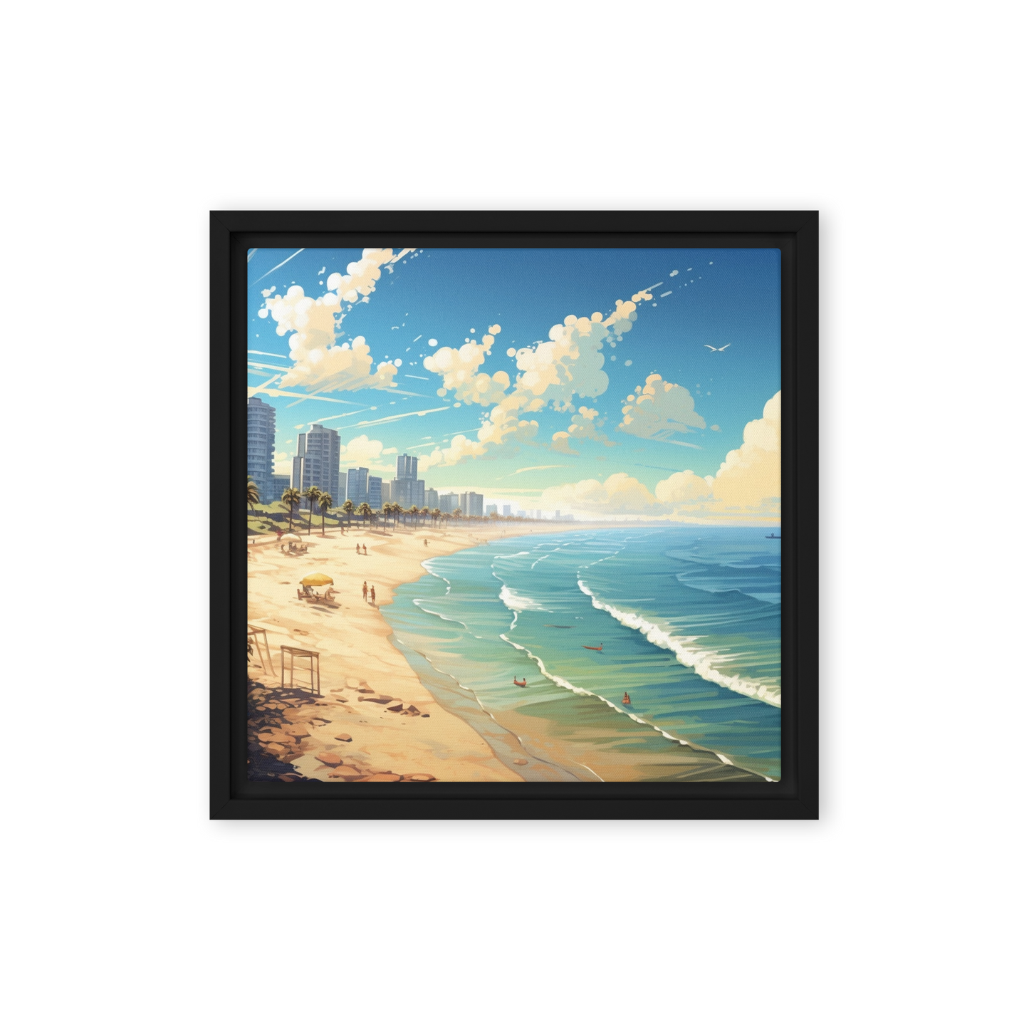 SOUTH SIDE | FRAMED CANVAS