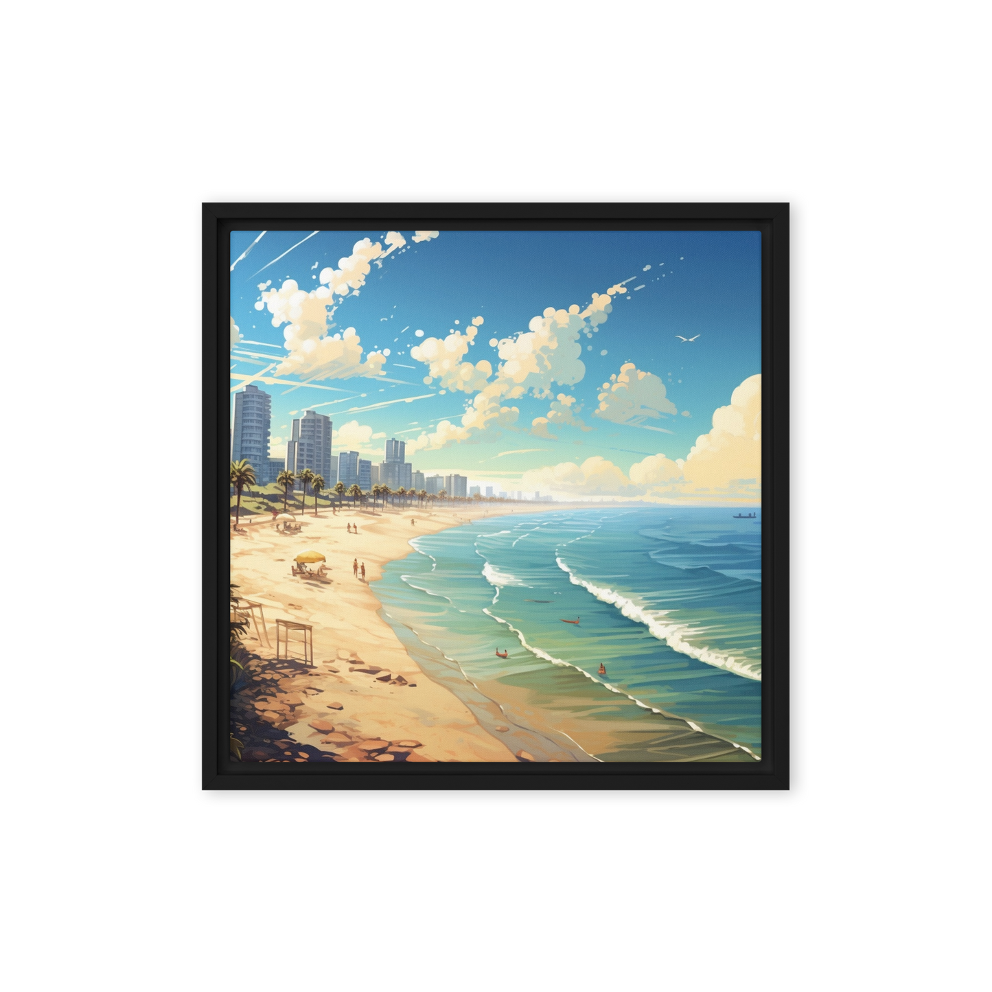 SOUTH SIDE | FRAMED CANVAS