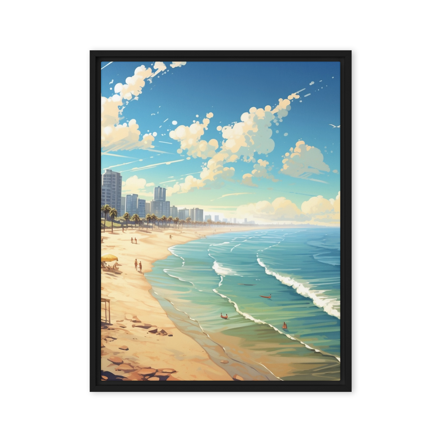 SOUTH SIDE | FRAMED CANVAS