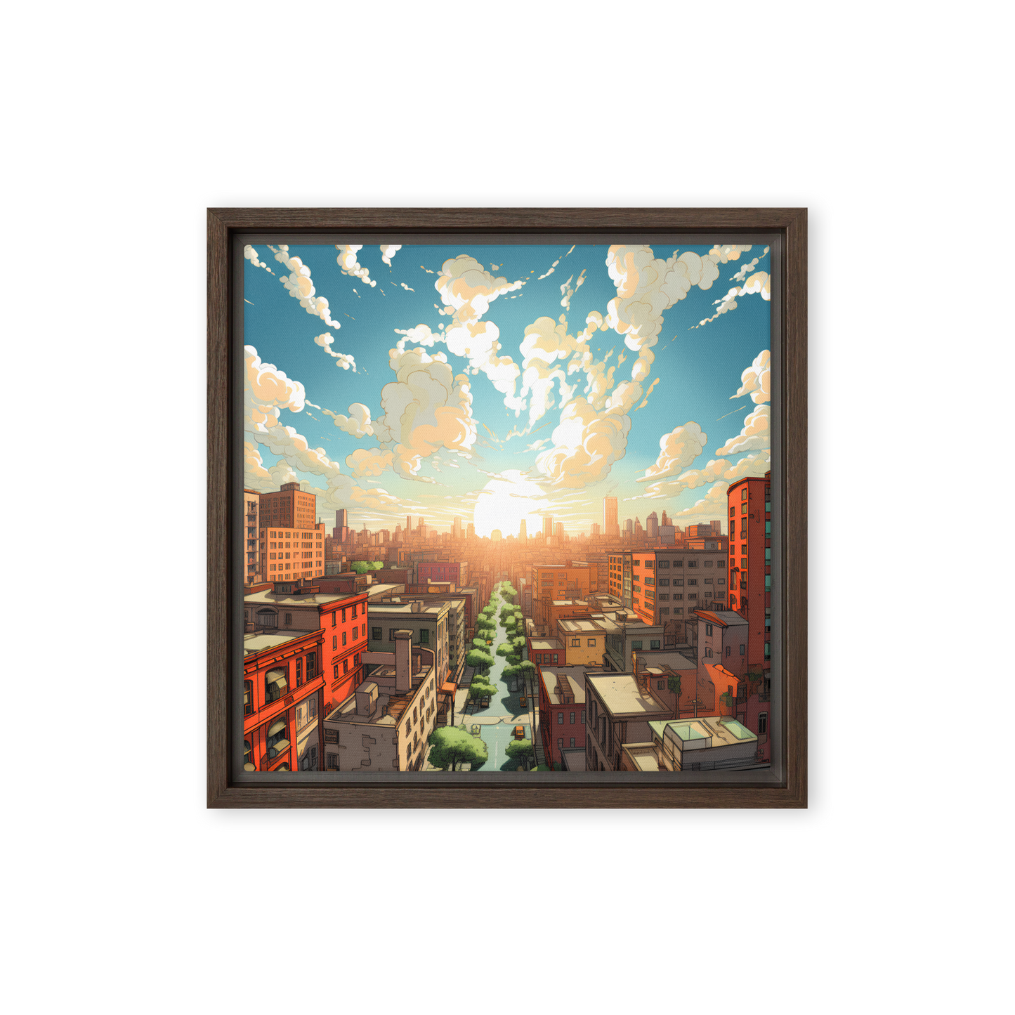 WEST SIDE | FRAMED CANVAS