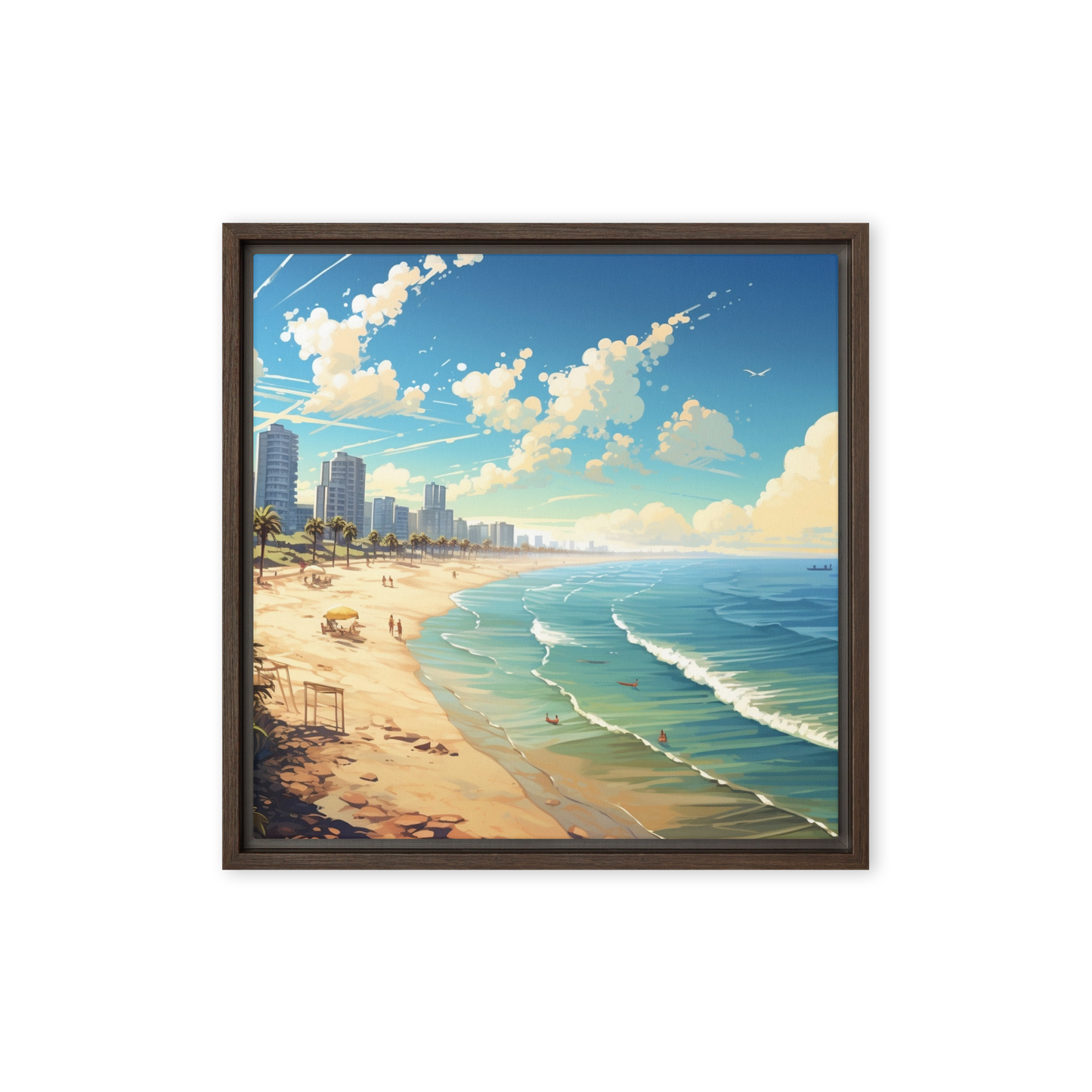 SOUTH SIDE | FRAMED CANVAS