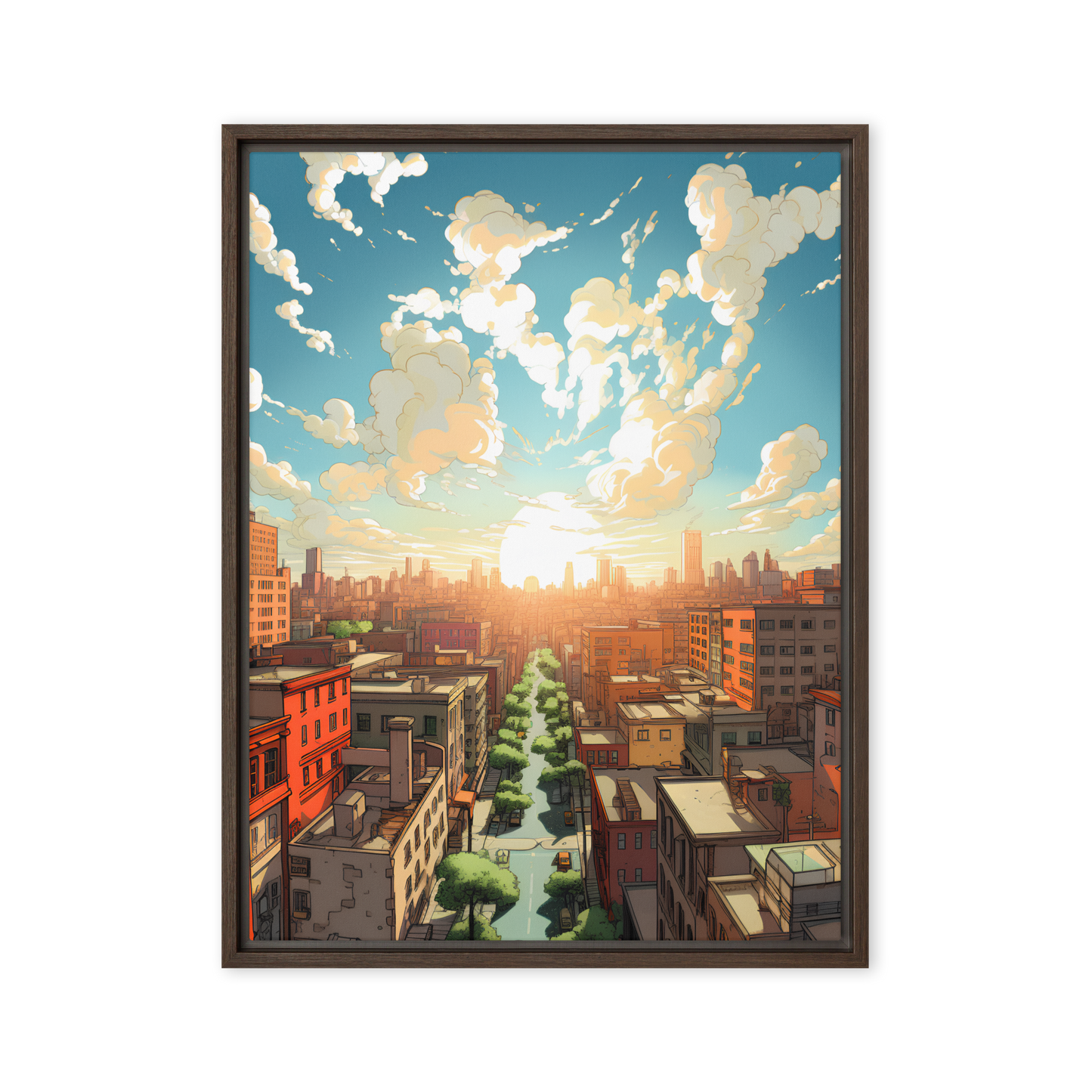 WEST SIDE | FRAMED CANVAS